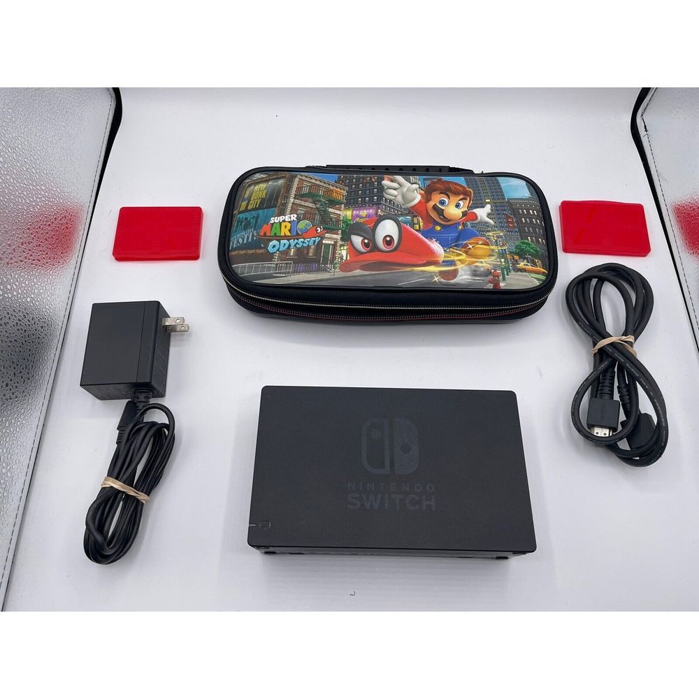 OEM Nintendo Switch Charging Dock‎ Set AC Adapter, Accessories, Big Case